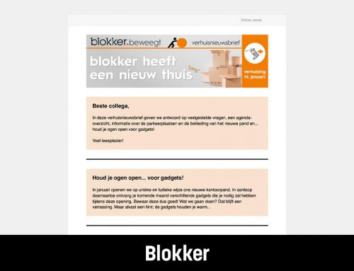 Blokker | Verhuisnieuwsbrieven